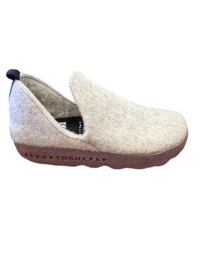 ASPORTGUESAS Light Gray City Wool Slip On Shoes